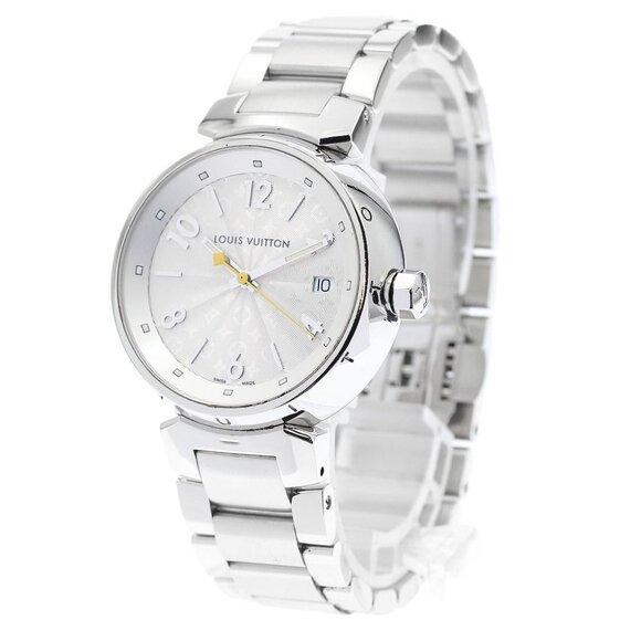 LOUIS VUITTON Tambour Hologram Q13130 Date Quartz Ladies Watch_899786